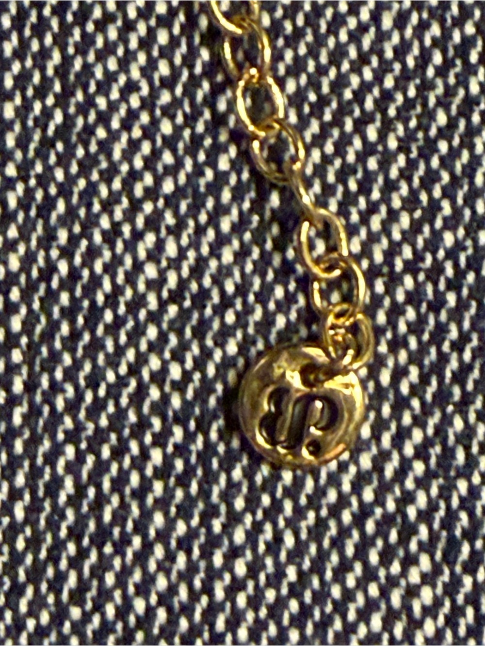 BP Necklace- CZ in Gold Plating - Picture 2 of 3
